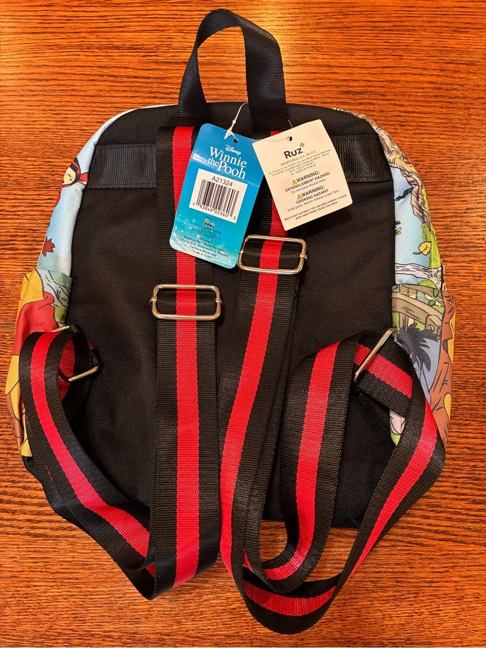 Disney Winnie the Pooh & Friends Backpack NWT Character Print by Ruz